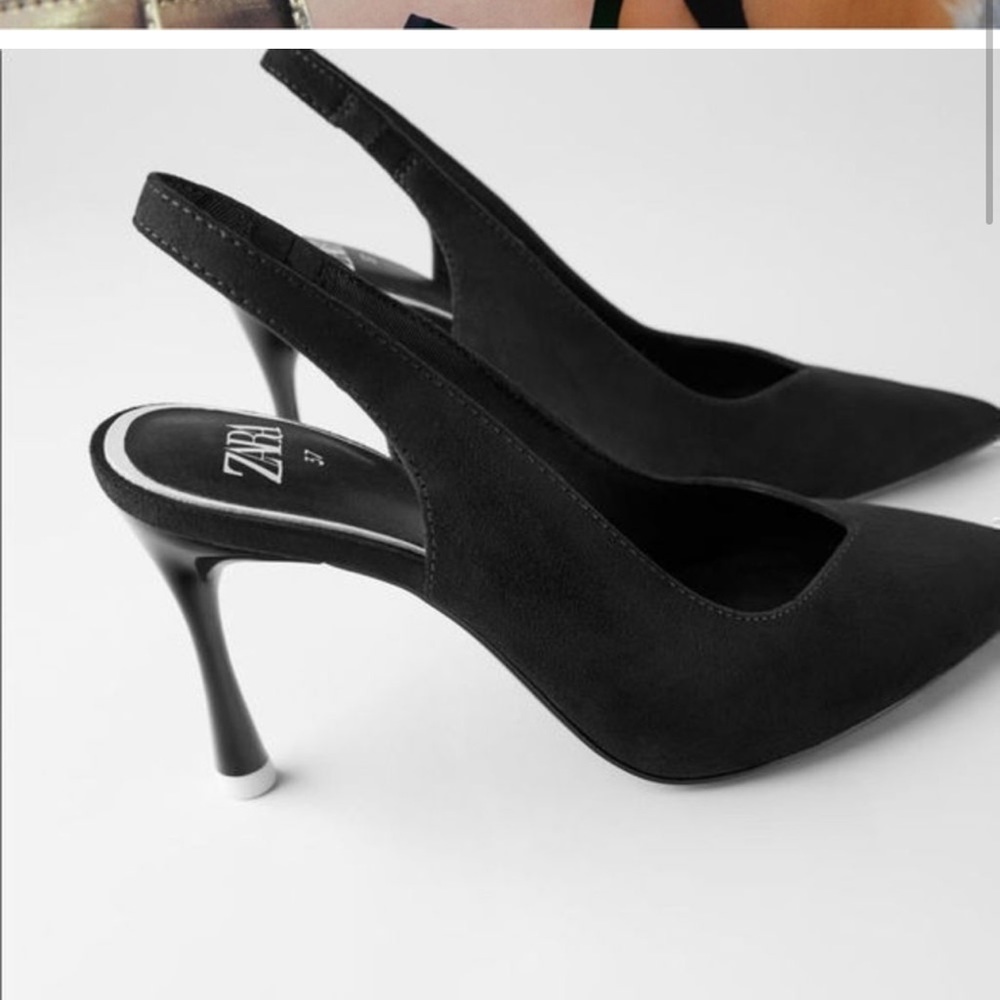 ZARA MID-HEEL SLINGBACK SHOES 3208/510